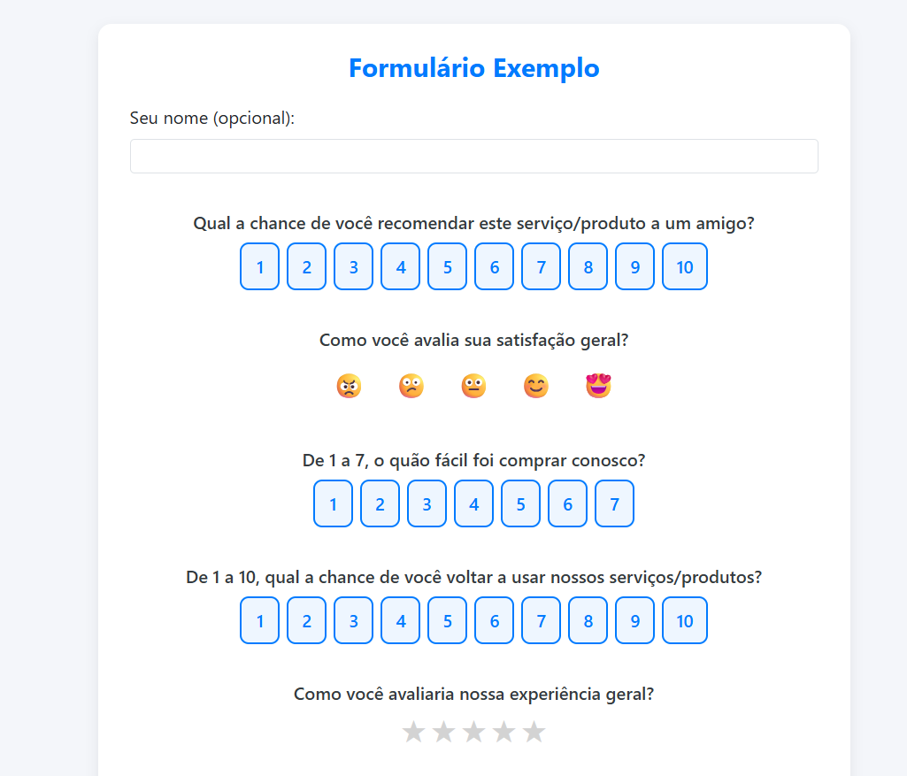Respostas de Clientes